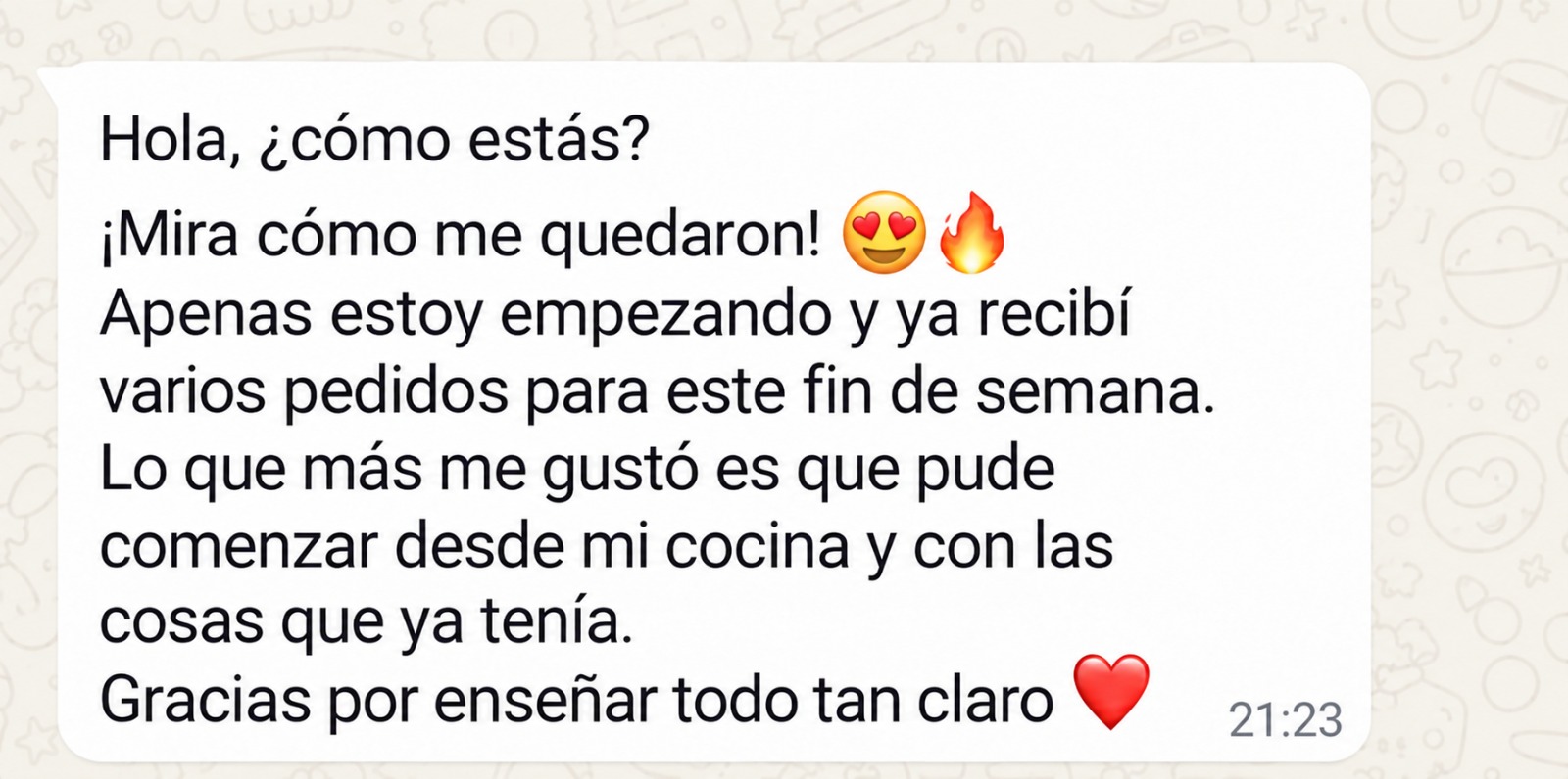 Testimonio de alumna